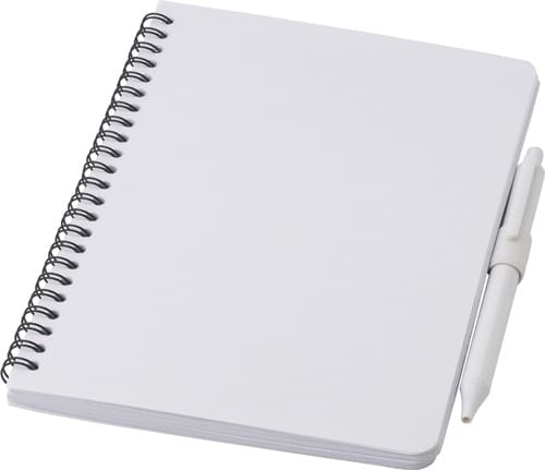 Antibacterial notebook with pen