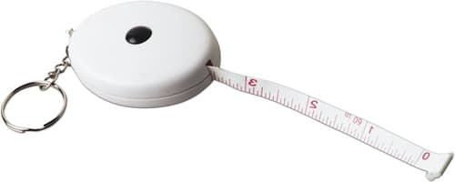ABS key holder tape measure