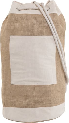 Jute duffel bag