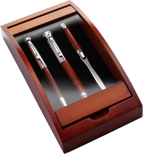 Rosewood writing set