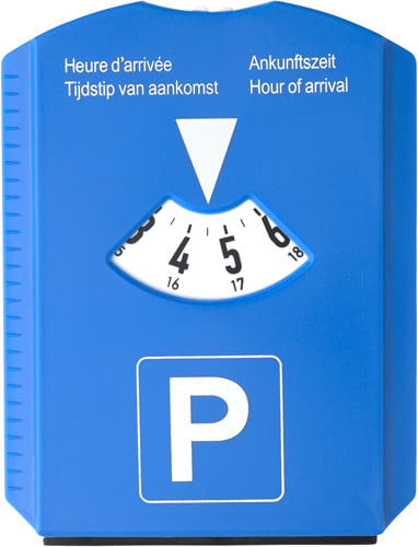 Plastic 2-in-1 parking disc