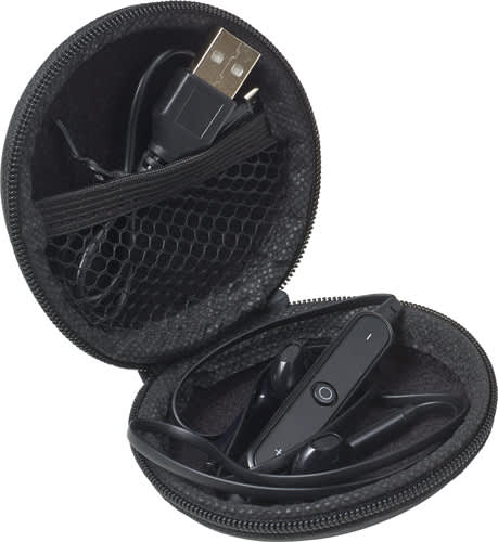 ABS pouch with earphones