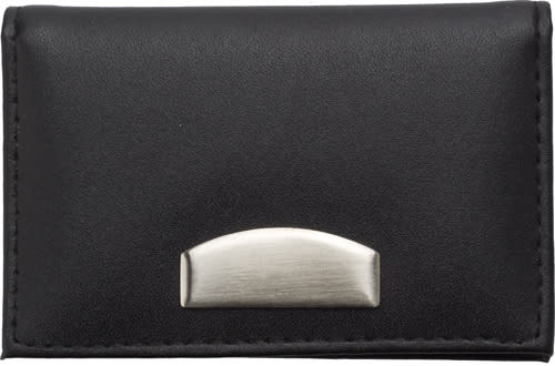 Bonded leather credit card holder