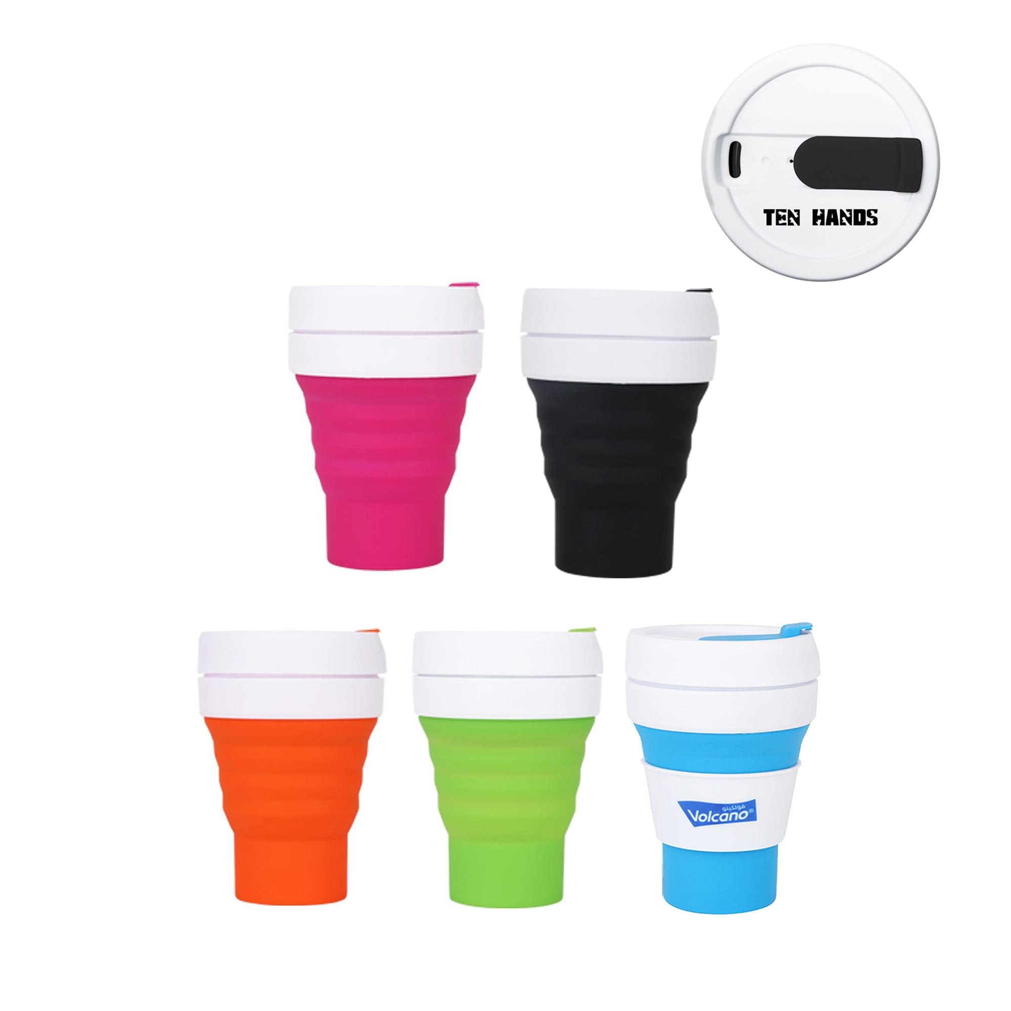 355ml Collapsible Silicon Coffee Cup