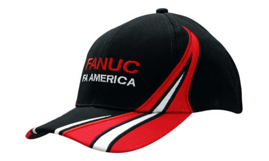 Brushed Heavy Cotton with Fabric Inserts/Embroidery on Crown & Peak