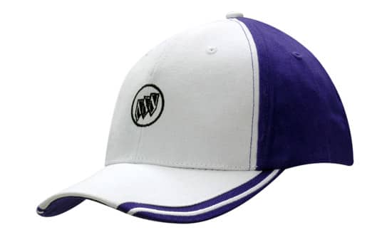 Brushed Heavy Cotton with Indent & Embroidery on Peak