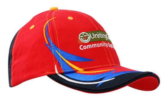 Brushed Heavy Cotton with Embroidered Trim on Crown & Peak