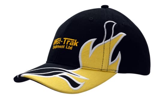 Brushed Heavy Cotton with Fabric Inserts/Embroidery on Crown & Peak