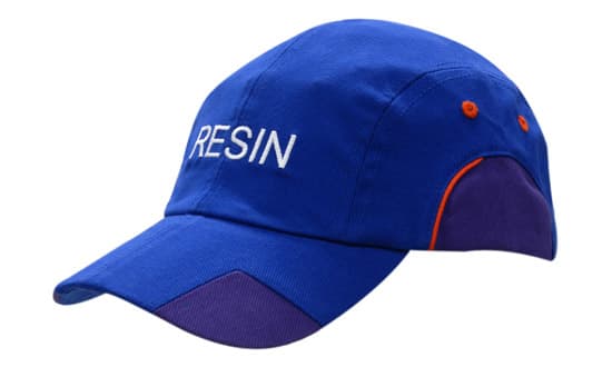 Brushed Heavy Cotton with Fabric Inserts/Piping on Crown & Peak