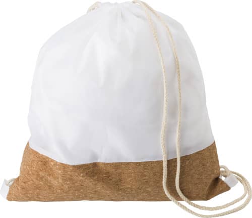 RPET and cork drawstring backpack