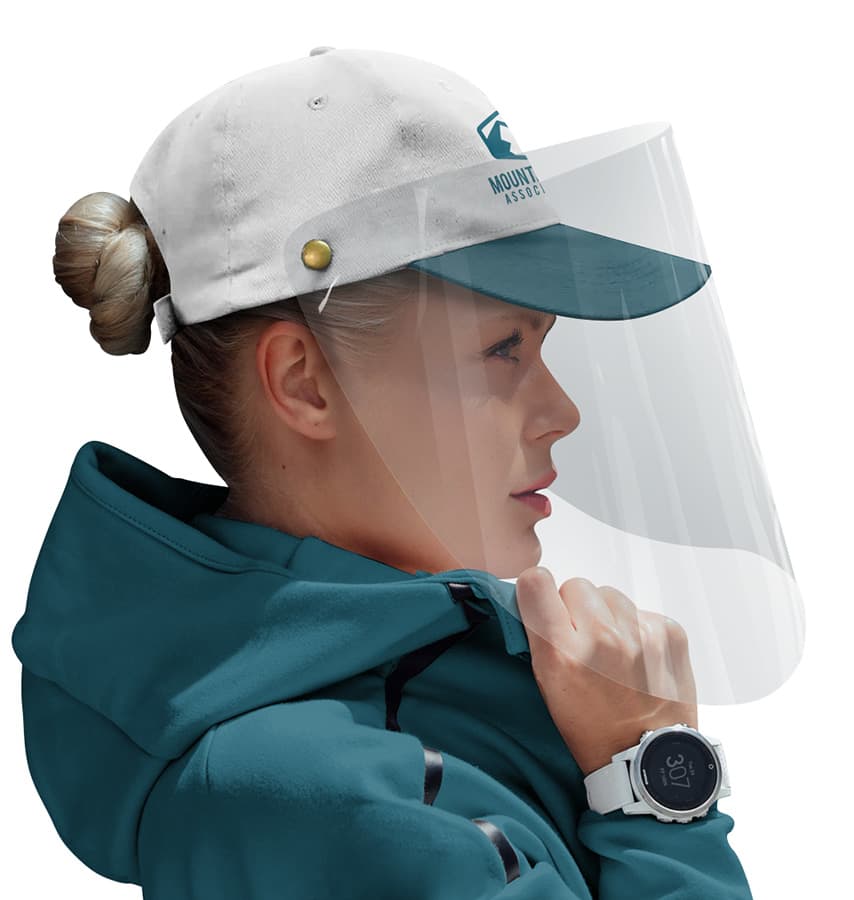 460_1.jpg Cap With Protective Visor (Embroidery)
