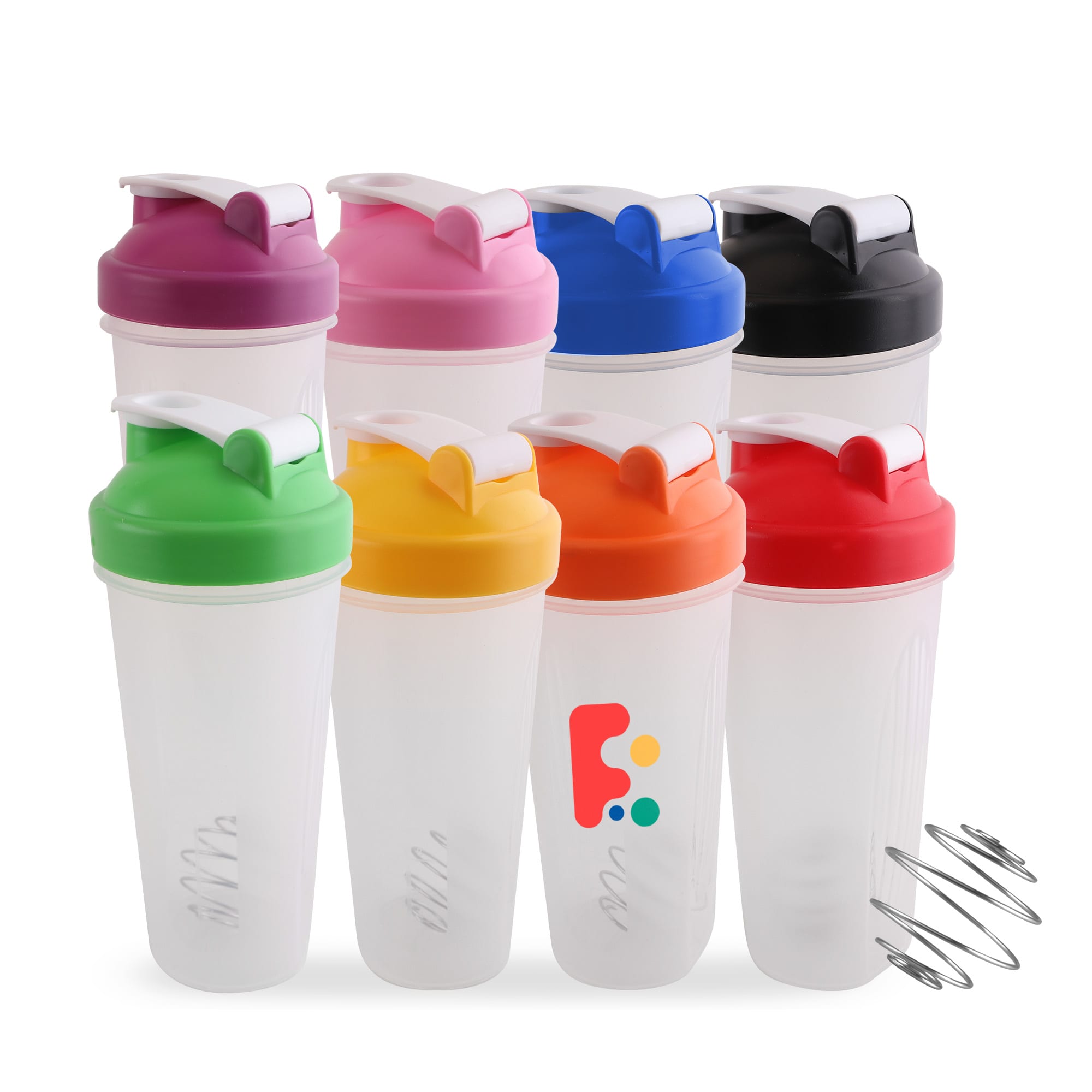 BPA Free Fitness Shaker Bottle 600ml