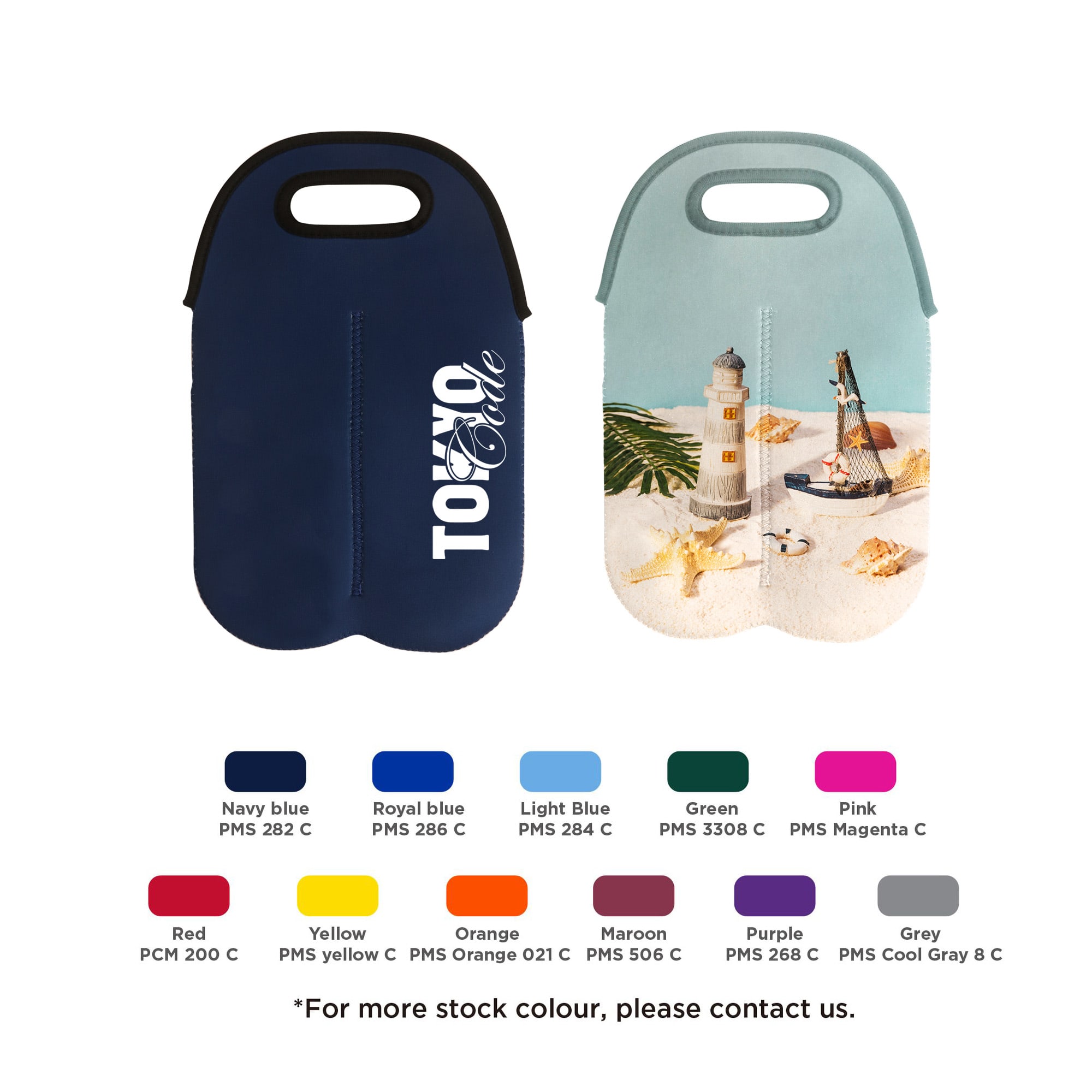 Neoprene Double Beer Bottle Carrier