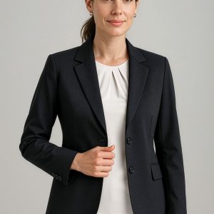 Womens Comfort Wool Stretch Longline Jacket