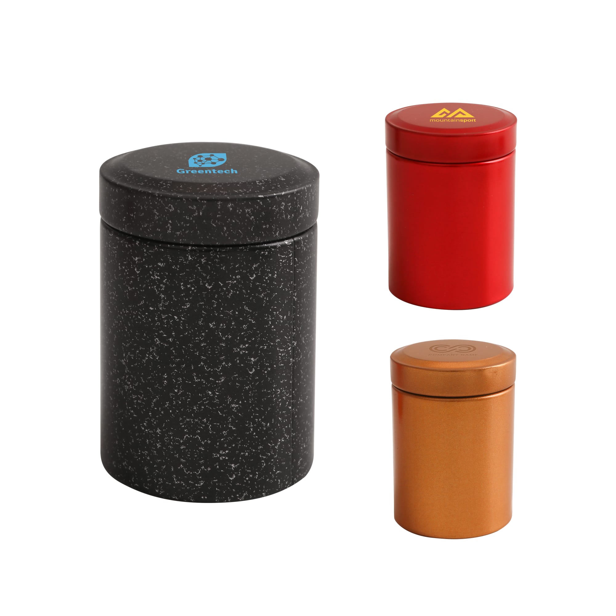 Small Metal Cylinder Tin Canisters (45 x 65mm)