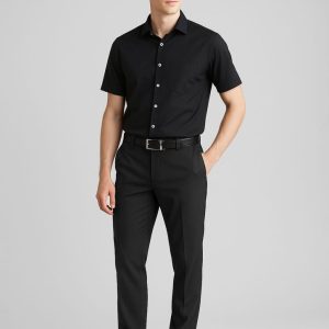 Mens Comfort Wool Stretch Slimline Pant