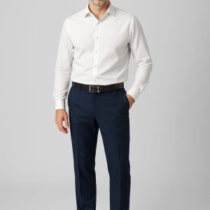 Mens Comfort Wool Stretch Adjustable Waist Pant