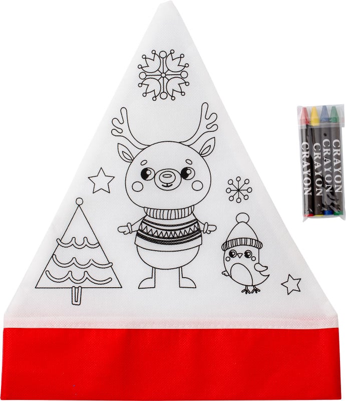 Nonwoven (80 gr/m²) Christmas hat