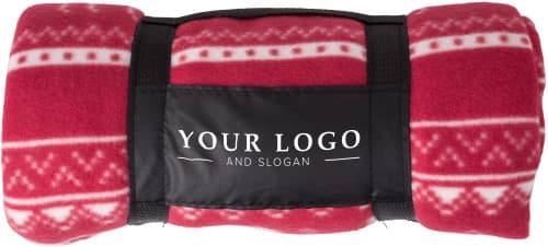 Polar fleece reindeer blanket (180 gr/m2)