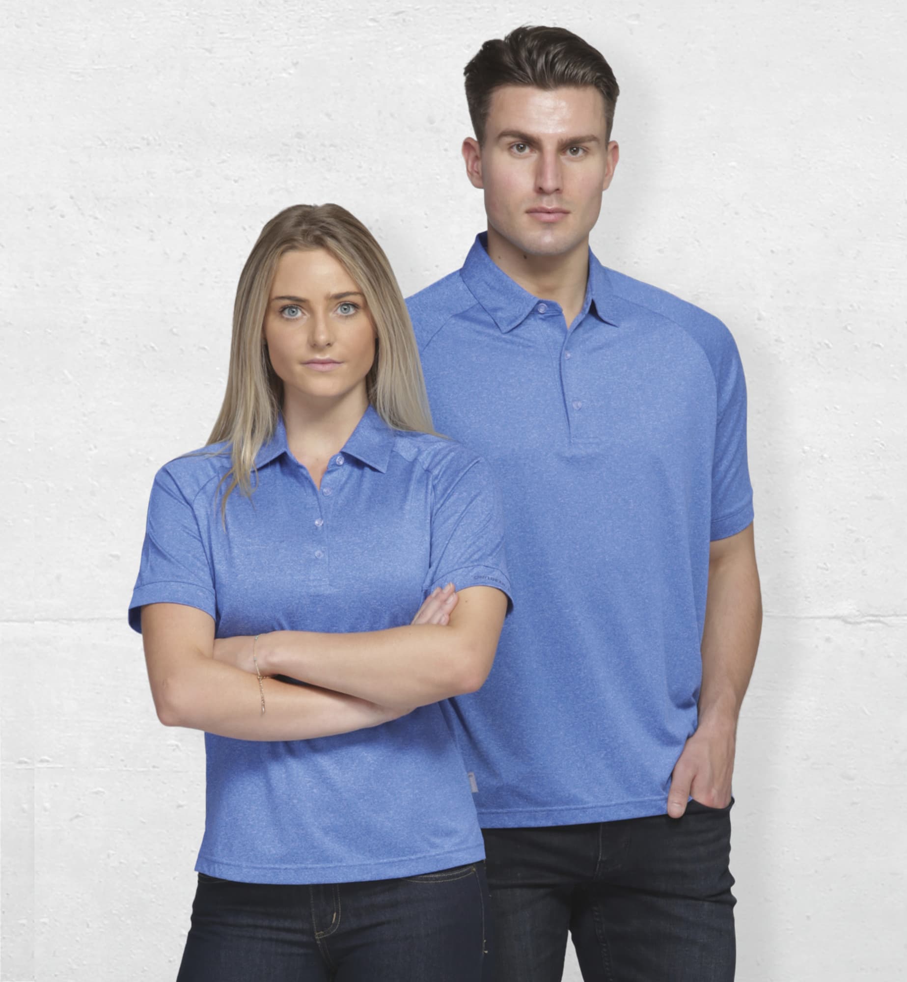 DGMLP_WDGMLP_Royal.jpg Dri Gear Melange Polo - Womens