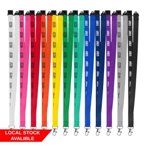 Polyester Lanyards – 20mm (Local Stock)