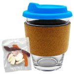 Jelly Party Mix in Cork Band Glass Coffee Cup