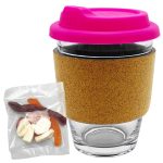 Jelly Party Mix in Cork Band Glass Coffee Cup