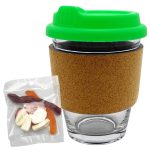 Jelly Party Mix in Cork Band Glass Coffee Cup