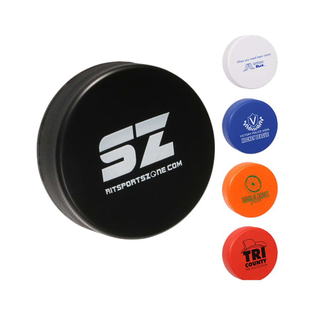 Hockey Puck Shape Stress Reliever