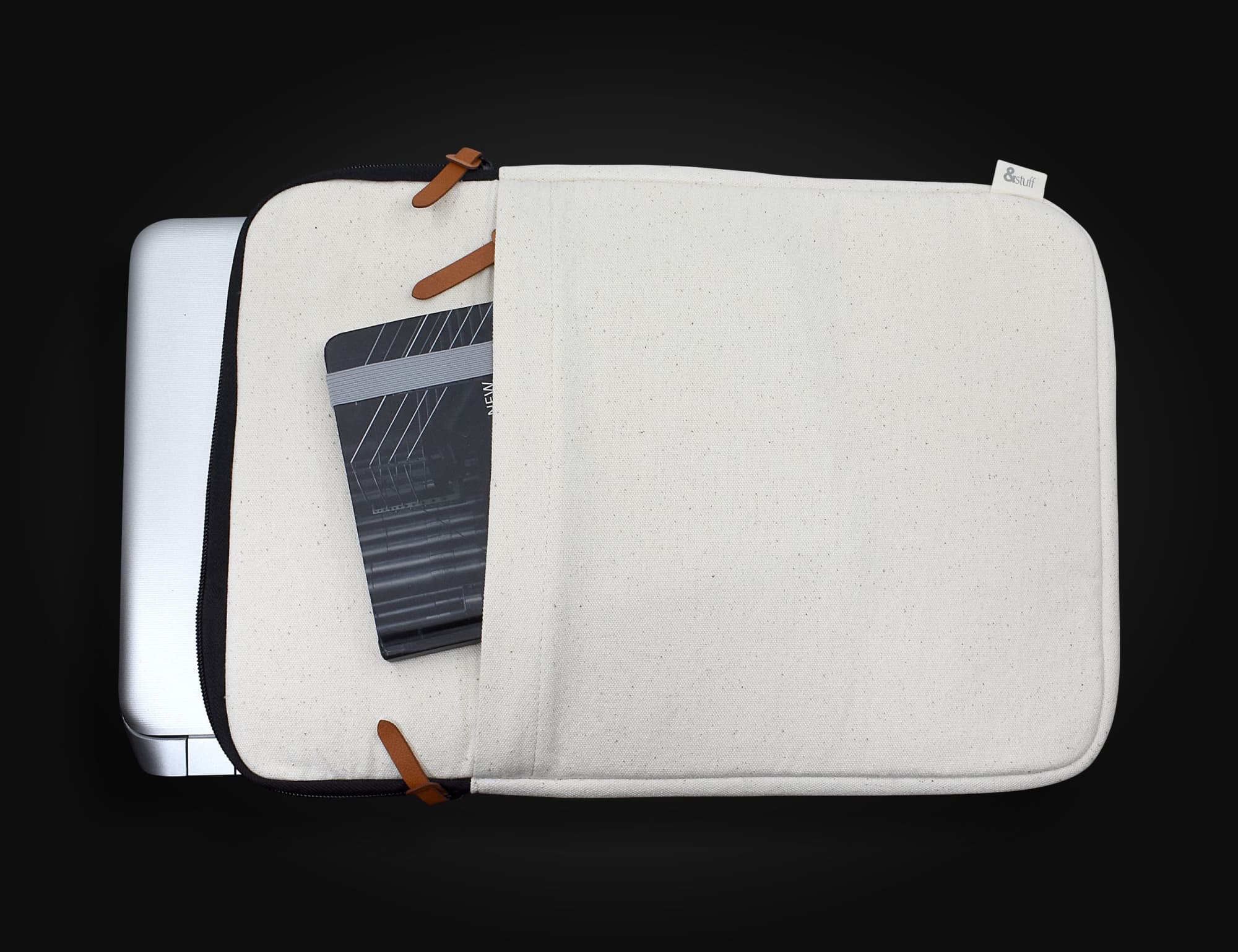 STUFFLB15_Lifestyle.jpg Calico 15" Laptop Sleeve 27.5 x 40 x 3cm