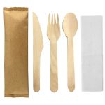 3pcs Wooden Cutlery Set