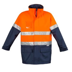 Mens Hi Vis Waterproof Lightweight Jacket