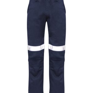 Mens Orange Flame Traditional Style Taped Work Pant