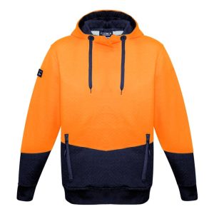 Unisex Hi Vis Textured Jacquard Hoodie