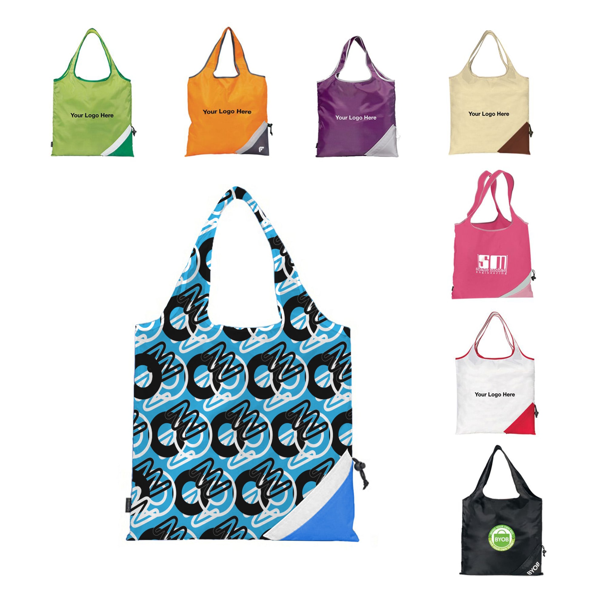 Latitudes Foldaway Shopping Bag