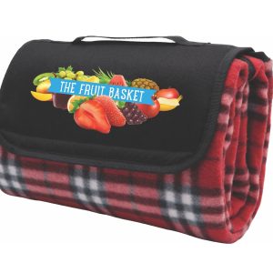 Antigua Picnic Rug, Red Check