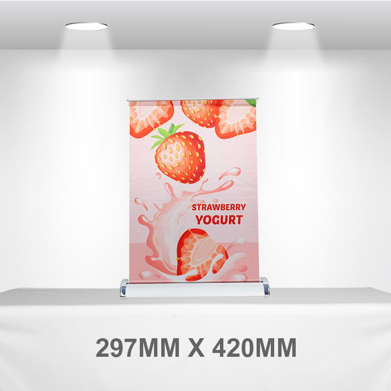 A3 Counter Top Pull Up Banner