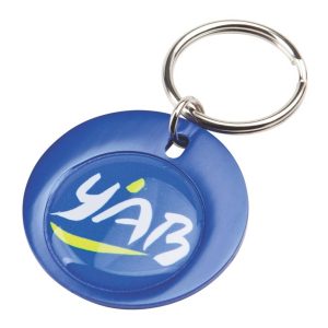 Rainbow Keyring (37mm round) - Indent
