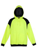 Men Shoulder Contrast Panel Hoodie - WORKWEAR