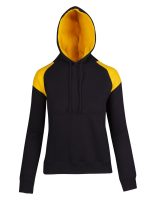 Womens/Juniors Shoulder Contrast Panel Hoodie