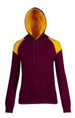 Womens/Juniors Shoulder Contrast Panel Hoodie