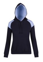 Womens/Juniors Shoulder Contrast Panel Hoodie
