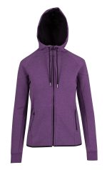 Womens/junior 320gsm Soft cotton/bonded polar fleece Hoodie