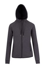 Womens/junior 320gsm Soft cotton/bonded polar fleece Hoodie