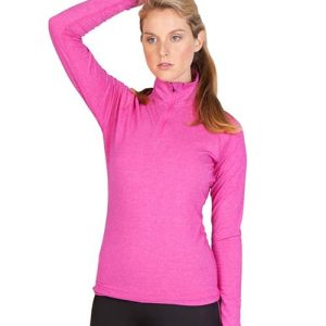 Womens Greatness Half Zip Mock Neck