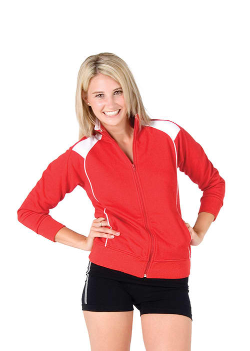 f400un_ladies_juniors_unbrushed_contrast_jacket_hero.jpg Womens/Juniors Unbrushed Contrast Jacket