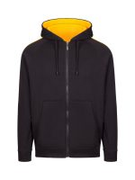 Mens Unbrushed Stripe Sleeve Hoodie