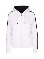 Womens/Junior stripe sleeves Hoodies