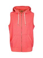 Mens Heather SLEEVELESS ZIP Hoodies - Greatness Range