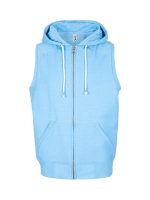 Mens Heather SLEEVELESS ZIP Hoodies - Greatness Range